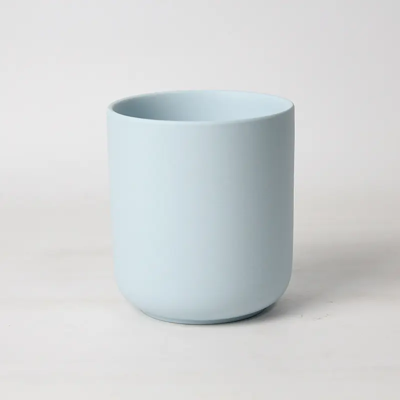 Matte Color Ceramic Candle Holder with Minimalist ...