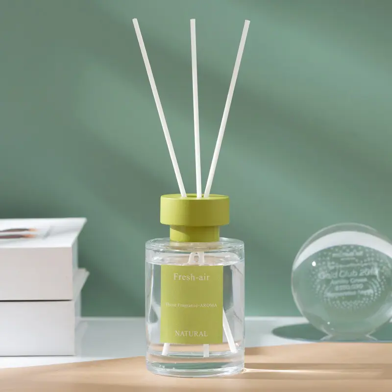 High quality essential oil reed diffuser simple glass room fragrance diffusers Europe
