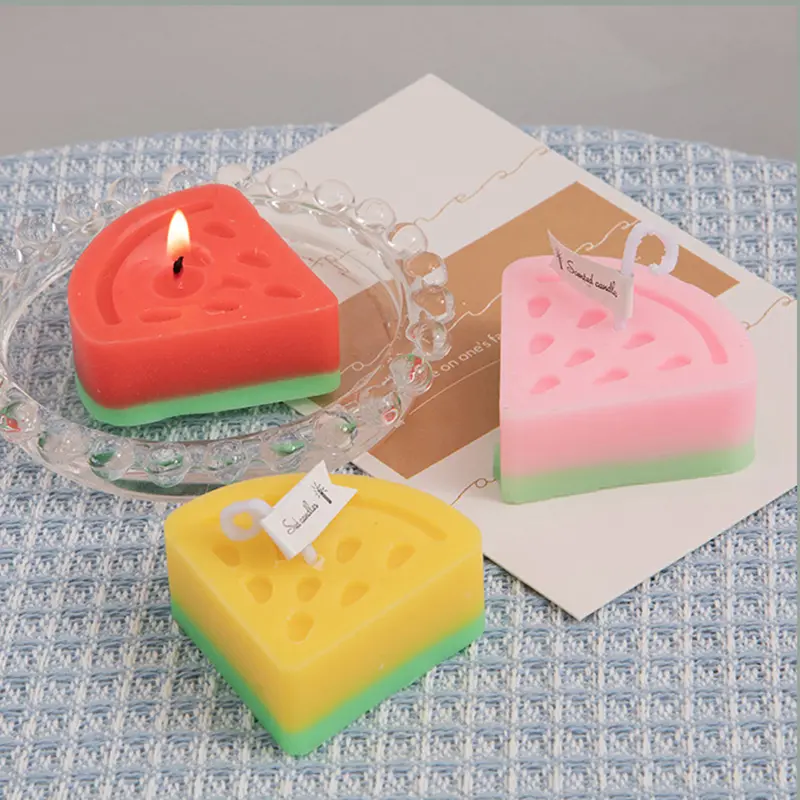 Simple fruit shaped candles fruity scented candles America