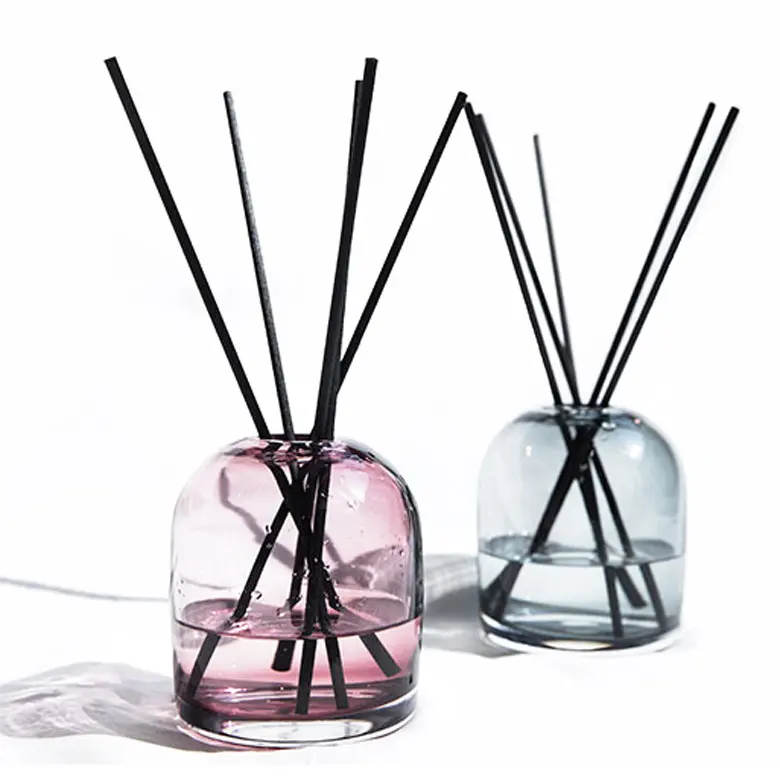 400ml big volume reed diffuser sustainable glass reed diffuser private label with fiber sticks America